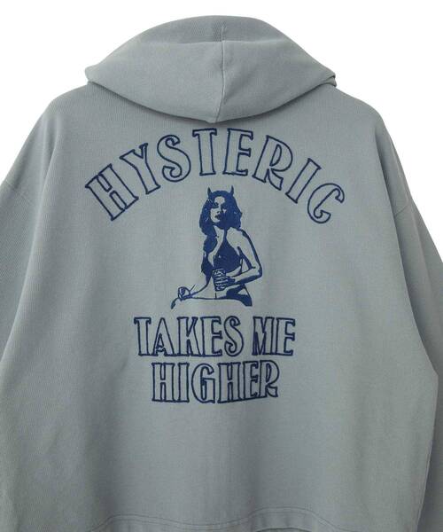HYSTERIC GLAMOUR(ヒステリックグラマー)の「TAKES ME HIGHER刺繍 パーカー(パーカー・レディース・ブラック/カーキ/ベージュ・FREE)」の11枚目の写真