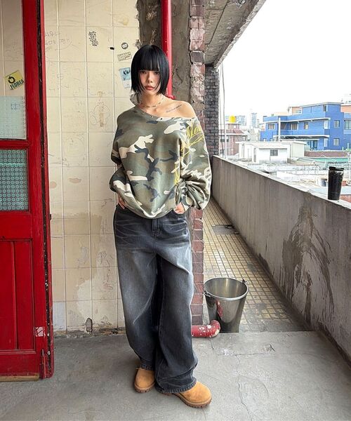 Midnight Move(ミッドナイトムーブ)の「eg pk denim pants (black)(デニムパンツ・レディース・その他・MEDIUM/SMALL)」の13枚目の写真