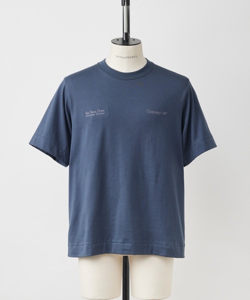 SHINYAKOZUKA（シンヤコヅカ）の「ORDINARY S/S TEE(ISSUE#8)（Tシャツ/カットソー・メンズ・ブルー系その他/ホワイト/ブラック・LARGE/MEDIUM/SMALL/X-LARGE/X-SMALL）」の3枚目の写真