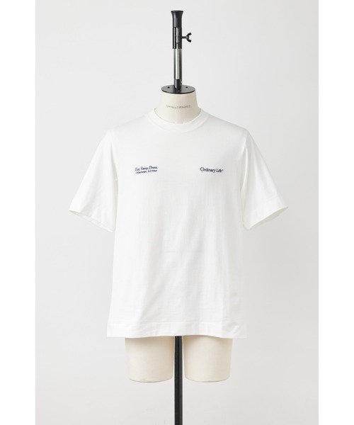 SHINYAKOZUKA（シンヤコヅカ）の「ORDINARY S/S TEE(ISSUE#8)（Tシャツ/カットソー・メンズ・ブルー系その他/ホワイト/ブラック・LARGE/MEDIUM/SMALL/X-LARGE/X-SMALL）」の7枚目の写真