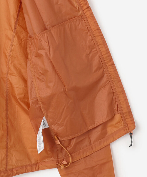 Rab(ラブ)の「Rab | Vital Hoody MEN(ナイロンジャケット・メンズ・チャコール/オレンジ系その他・M/L)」の14枚目の写真