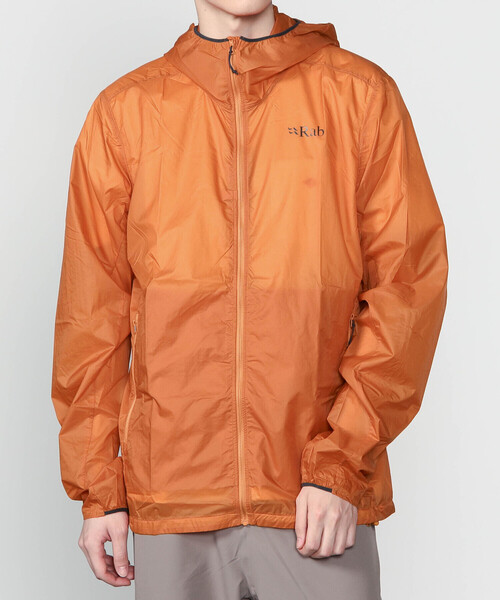 Rab(ラブ)の「Rab | Vital Hoody MEN(ナイロンジャケット・メンズ・チャコール/オレンジ系その他・M/L)」の8枚目の写真