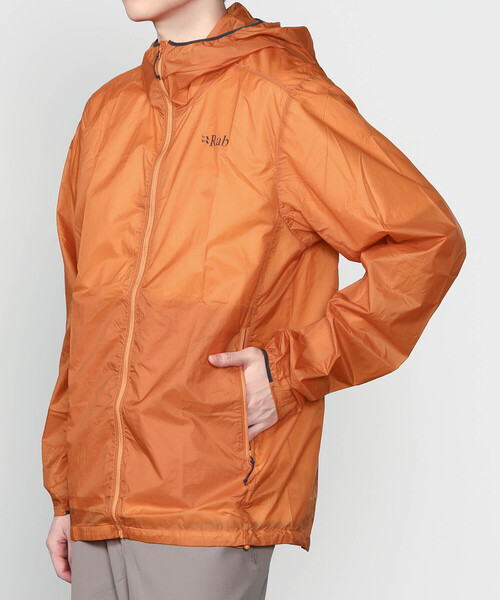 Rab(ラブ)の「Rab | Vital Hoody MEN(ナイロンジャケット・メンズ・チャコール/オレンジ系その他・M/L)」の6枚目の写真