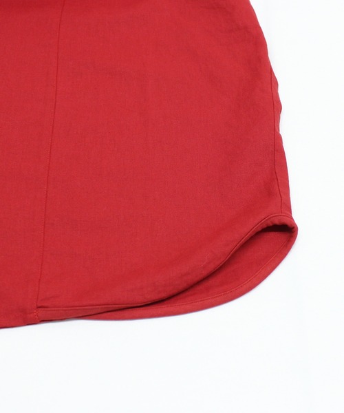 RNA-N(アールエヌエーエヌ)の「B2945 リネンレーヨンワイドブラウス(シャツ/ブラウス・レディース・レッド/グレー/ブラック/ホワイト/ブラウン/パープル・FREE)」の18枚目の写真