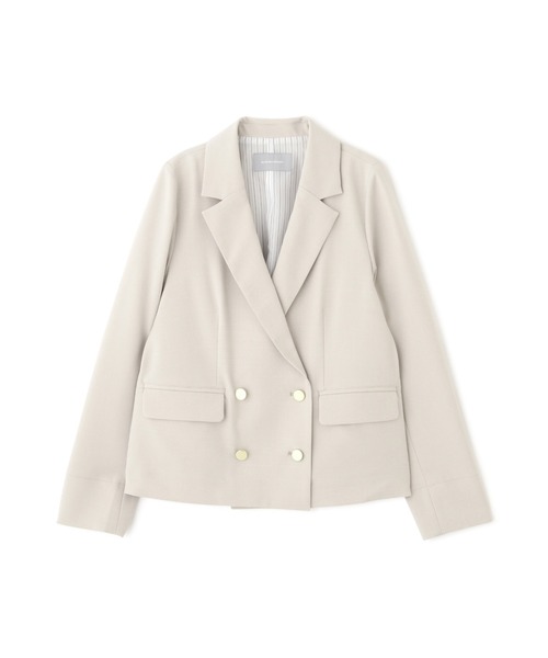 JILL by JILL STUART(ジルバイジルスチュアート)の「〈セットアップ対応〉サマーツイルテーラードジャケット(テーラードジャケット・レディース・ブルー/グレー/ベージュ・MEDIUM/SMALL)」の13枚目の写真