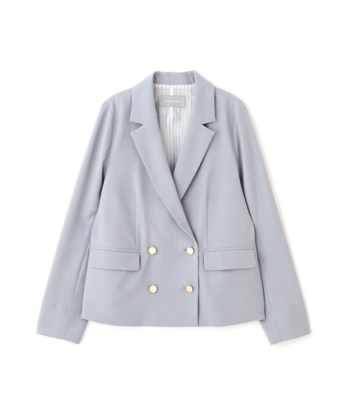 JILL by JILL STUART(ジルバイジルスチュアート)の「〈セットアップ対応〉サマーツイルテーラードジャケット(テーラードジャケット・レディース・ブルー/グレー/ベージュ・MEDIUM/SMALL)」の17枚目の写真