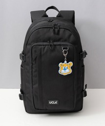 UCLA（ユーシーエルエー）の「大容量 2層式 バックパック A4・PC収納対応 ラバーチャーム付き（バックパック/リュック）」
