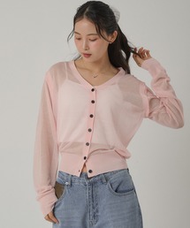 MUHET（ミュエータ）の「2 way sheer knit cardigan / 2WAYシアーニットカーディガン（カーディガン/ボレロ）」