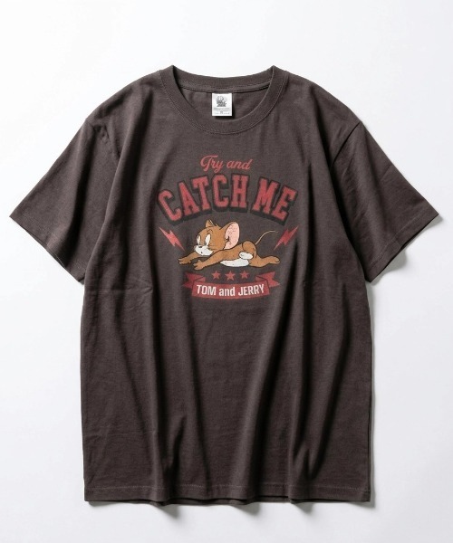 Tom&Jerry(トムアンドジェリー)の「2026SS Tom&Jerry/トムとジェリー カレッジ フロント/バックプリント ワンポイント刺繍 半袖Tシャツ(Tシャツ/カットソー・レディース・イエロー/クリーム/スミクロ/ミント/ブラック/ネイビー/ホワイト/アッシュグレー・M/L)」の10枚目の写真