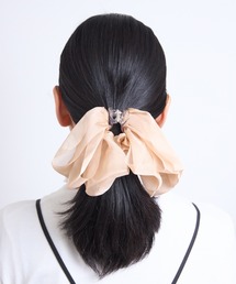 Zoule（ゾーラ）の「Zoule ゾーラ：sheer ribbon　リボン　ヘアー　クリップ　バンス（バレッタ/ヘアクリップ）」
