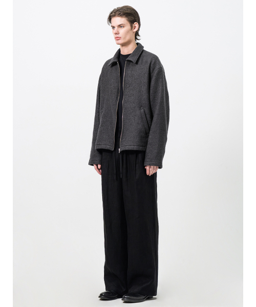 POKER FACE(ポーカーフェイス)の「BOILED WOOL BOUCLE JACKET CHARCOAL(ブルゾン・メンズ・その他・46/48/50)」の3枚目の写真