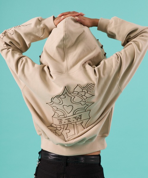 ED HARDY×FTW ZIP HOODIE（パーカー）｜FTW（エフティダブリュー）の