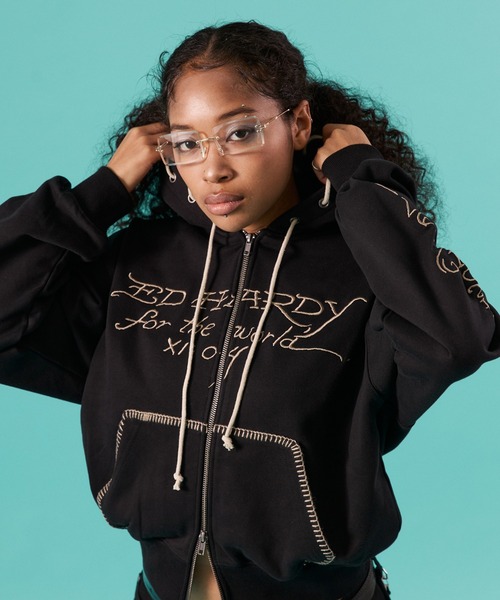 ED HARDY×FTW ZIP HOODIE（パーカー）｜FTW（エフティダブリュー）の