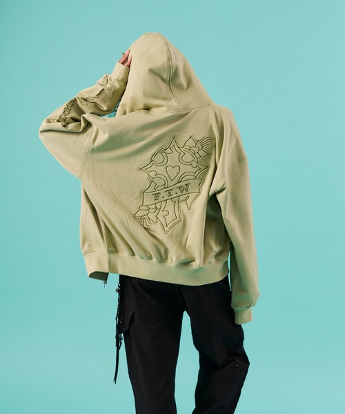 ED HARDY×FTW ZIP HOODIE（パーカー）｜FTW（エフティダブリュー）の