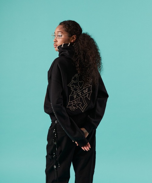 ED HARDY×FTW ZIP HOODIE（パーカー）｜FTW（エフティダブリュー）の