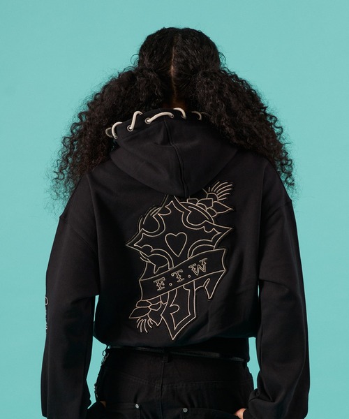 FTW(エフティダブリュー)の「ED HARDY×FTW ZIP HOODIE(パーカー・レディース・ベージュ/ライトグリーン/ブラック・SMALL/MEDIUM/LARGE)」の10枚目の写真