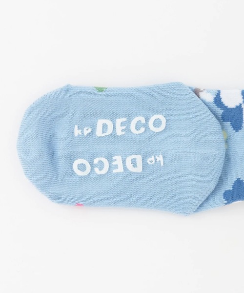 KP DECO（ケーピーデコ）の「mimiちゃん クルーソックス（ソックス/靴下・キッズ・ブルー/ピンク系その他・14cm/16cm/18cm/20cm/22cm）」の4枚目の写真