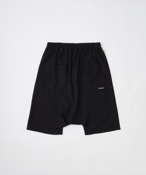 ADAM PATEK(アダムパテック)の「【ADAMPATEK/アダムパテック】ripple sarouel short pants リップルサルエルショートパンツ(その他パンツ・メンズ・ブラック/グレー・2/1)」の4枚目の写真