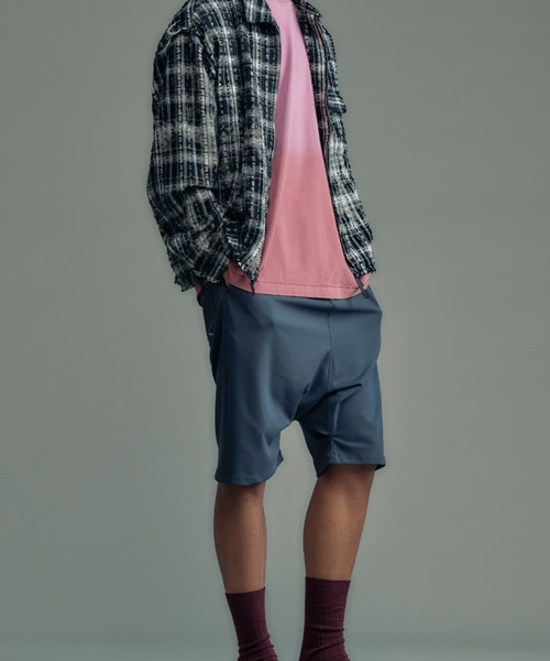 ADAM PATEK(アダムパテック)の「【ADAMPATEK/アダムパテック】ripple sarouel short pants リップルサルエルショートパンツ(その他パンツ・メンズ・ブラック/グレー・2/1)」の10枚目の写真