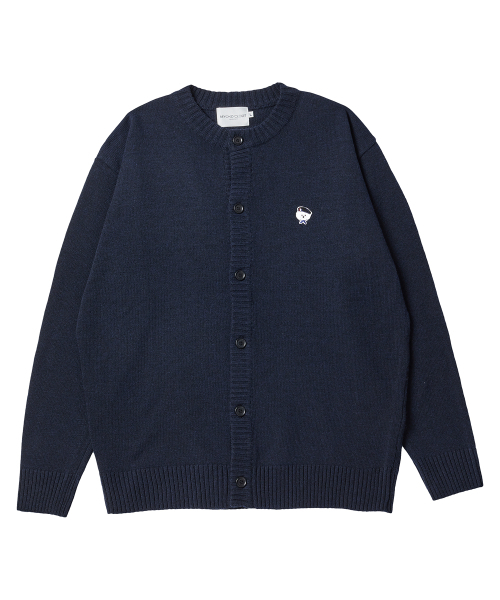 Beyond Closet(-)の「ILP シグネチャーワッペンソフトタッチラウンドカーディガン ネイビー(カーディガン/ボレロ・レディース・その他・SMALL/MEDIUM/LARGE)」の3枚目の写真
