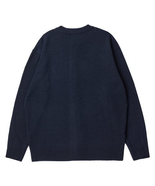 Beyond Closet(-)の「ILP シグネチャーワッペンソフトタッチラウンドカーディガン ネイビー(カーディガン/ボレロ・レディース・その他・SMALL/MEDIUM/LARGE)」の4枚目の写真