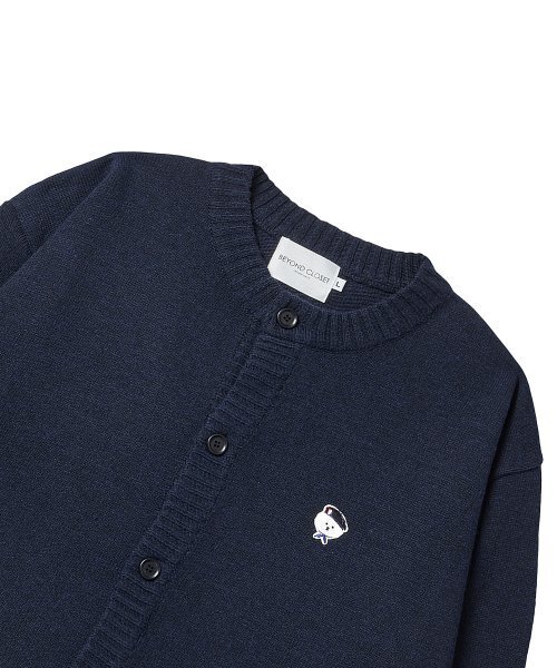 Beyond Closet(-)の「ILP シグネチャーワッペンソフトタッチラウンドカーディガン ネイビー(カーディガン/ボレロ・レディース・その他・SMALL/MEDIUM/LARGE)」の5枚目の写真