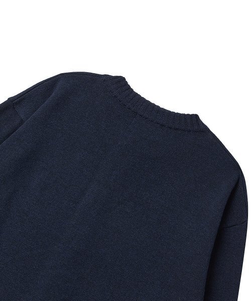 Beyond Closet(-)の「ILP シグネチャーワッペンソフトタッチラウンドカーディガン ネイビー(カーディガン/ボレロ・レディース・その他・SMALL/MEDIUM/LARGE)」の6枚目の写真