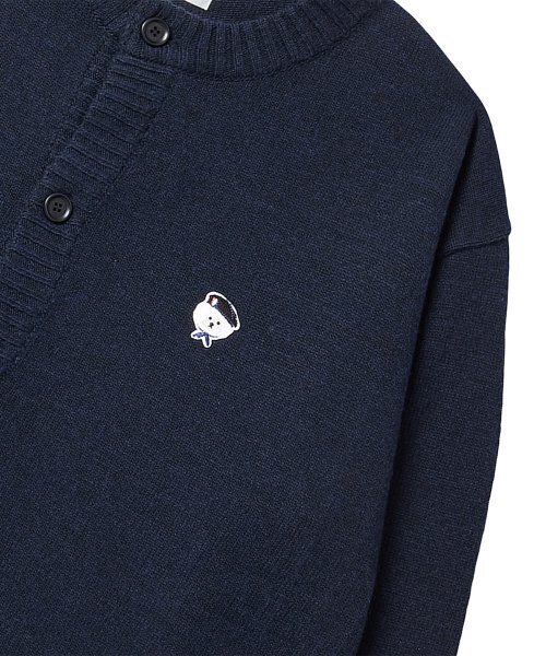 Beyond Closet(-)の「ILP シグネチャーワッペンソフトタッチラウンドカーディガン ネイビー(カーディガン/ボレロ・レディース・その他・SMALL/MEDIUM/LARGE)」の7枚目の写真