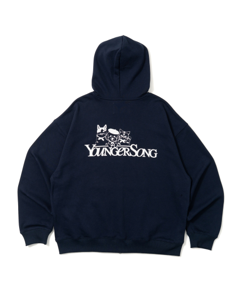 Beyond Closet(-)の「【BEYOND CLOSET×YOUNGER SONG】フード集業ネイビー(パーカー・メンズ・その他・MEDIUM/LARGE)」の2枚目の写真
