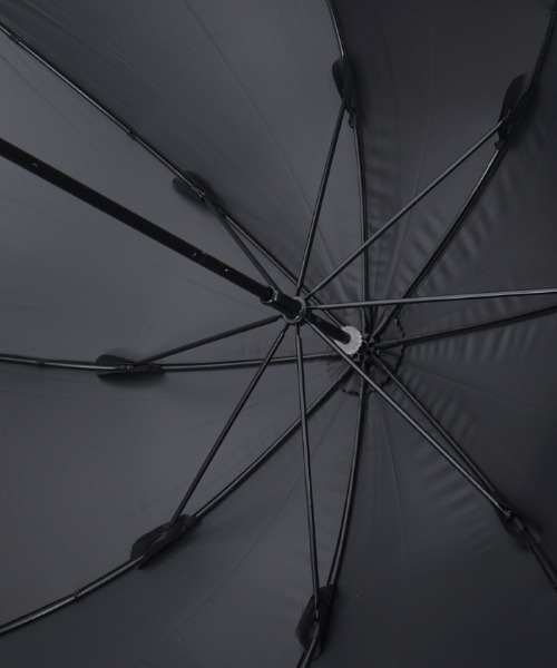 axes femme（アクシーズファム）の「フリル使い晴雨兼用ショート傘（長傘・レディース・ブラック/グレイッシュベージュ/キナリ・FREE）」の22枚目の写真