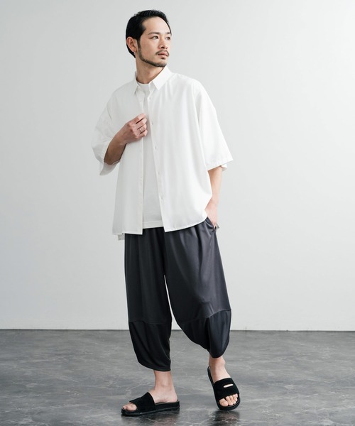Rocky Monroe(ロッキーモンロー)の「接触冷感・UVカット 多機能クロップドバルーンアラジンパンツ(その他パンツ・メンズ・ベージュ/ネイビー/チャコール/ブラック/カーキ・LL/M/L)」の13枚目の写真