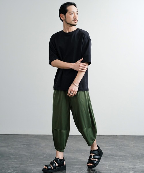 Rocky Monroe(ロッキーモンロー)の「接触冷感・UVカット 多機能クロップドバルーンアラジンパンツ(その他パンツ・メンズ・ベージュ/ネイビー/チャコール/ブラック/カーキ・LL/M/L)」の20枚目の写真