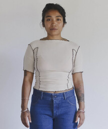 ベースレンジ　半袖トップス BASERANGE（ベースレンジ） 半袖 Tシャツ TEE SHIRT TOCT レディース