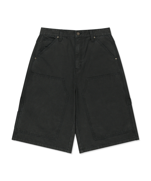 BROWNBREATH(ブラウンブレス)の「CARPENTER PIGMENT SHORTS - CHARCOAL(その他パンツ・レディース・その他・SMALL/MEDIUM/LARGE/X-LARGE)」の1枚目の写真