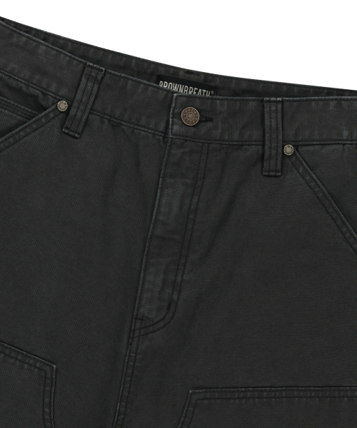 BROWNBREATH(ブラウンブレス)の「CARPENTER PIGMENT SHORTS - CHARCOAL(その他パンツ・レディース・その他・SMALL/MEDIUM/LARGE/X-LARGE)」の3枚目の写真