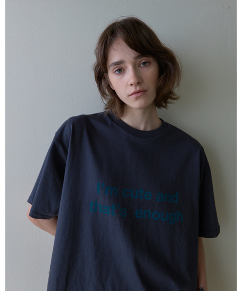 NOCONTENT(ノーコンテント)の「155. アティチュードT _ チャコール(Tシャツ/カットソー・レディース・その他・FREE)」の1枚目の写真