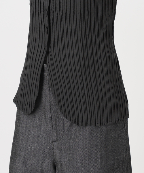 Gongdid Design(ゴンディッドデザイン)の「【Gongdid Design】 Carry Over_Denim_Vest:ベスト(ベスト・レディース・アイボリー/ブラック・FREE)」の18枚目の写真