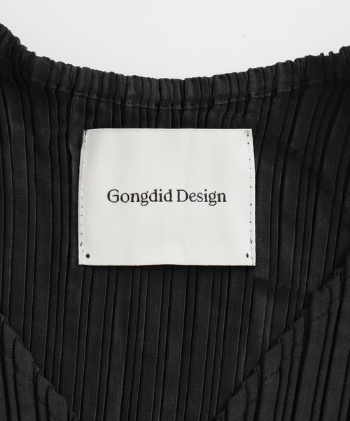 Gongdid Design(ゴンディッドデザイン)の「【Gongdid Design】 Carry Over_Denim_Vest:ベスト(ベスト・レディース・アイボリー/ブラック・FREE)」の19枚目の写真