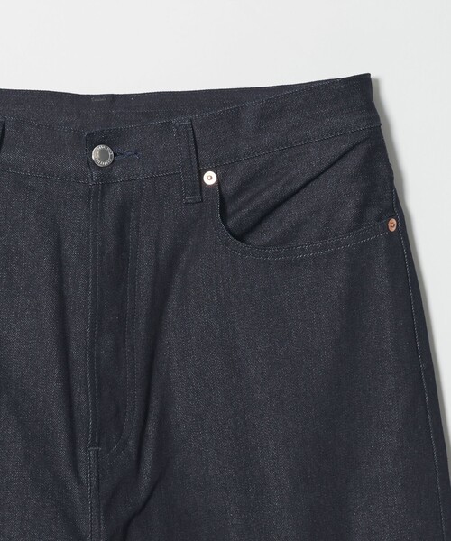 MONKEY TIME（モンキータイム）の「ライトオンス リジッド デニム シンチバック スーパー バギー パンツ（デニムパンツ・メンズ・ネイビー・XL/L/M/S）」の3枚目の写真