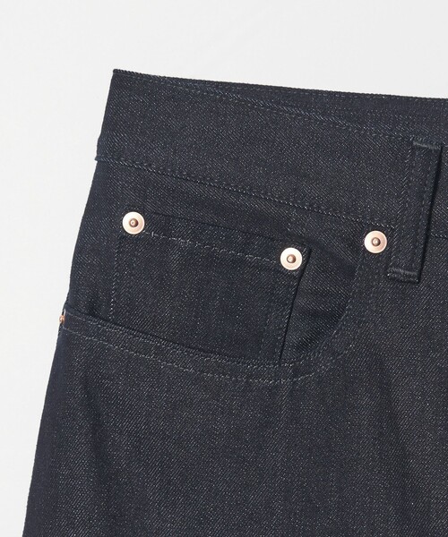 MONKEY TIME（モンキータイム）の「ライトオンス リジッド デニム シンチバック スーパー バギー パンツ（デニムパンツ・メンズ・ネイビー・XL/L/M/S）」の9枚目の写真