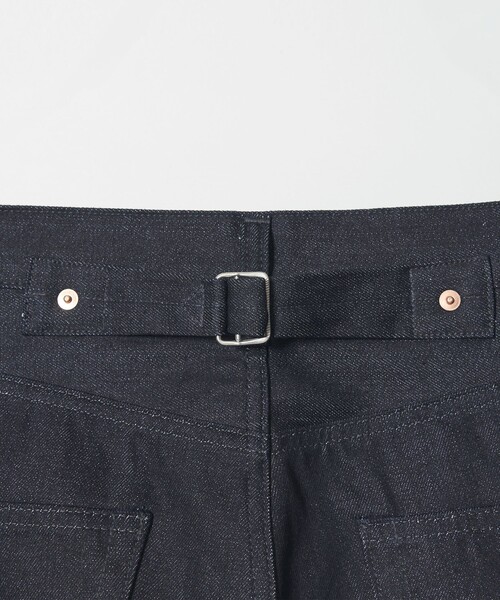 MONKEY TIME（モンキータイム）の「ライトオンス リジッド デニム シンチバック スーパー バギー パンツ（デニムパンツ・メンズ・ネイビー・XL/L/M/S）」の10枚目の写真