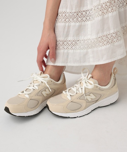 NEW BALANCE（ニューバランス）の「【new balance(ニューバランス)】U408（WOMEN）（スニーカー・レディース・ネイビー/ベージュ/グレー・MEDIUM/LARGE）」の3枚目の写真