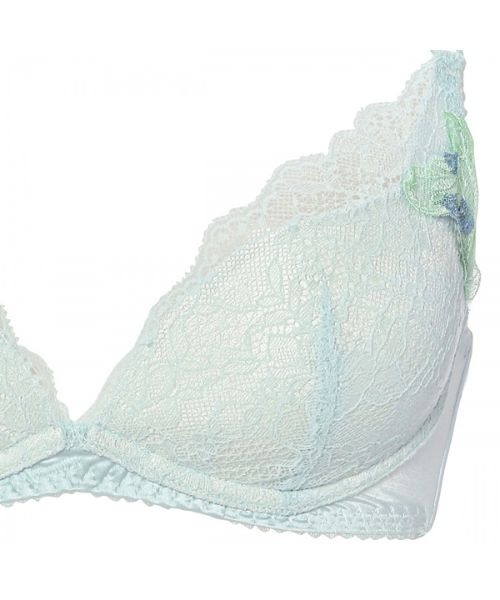 AMOSTYLE BY Triumph（アモスタイルバイトリンプ）の「夢みるブラ ノンワイヤーエアリー ノンワイヤーブラジャー ヴィーナスエア【A,B,C,Dカップ】 AMST1544 HU JX（ブラジャー・レディース・ダークブラウン/ライトピンク/ライトブルー・A70/A75/B65/B70/B75/C65/C70/C75/D65/D70/D75/D80）」の17枚目の写真