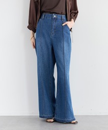 YECCA VECCA（イェッカヴェッカ）の「綿麻バギーデニムパンツ（デニムパンツ）」