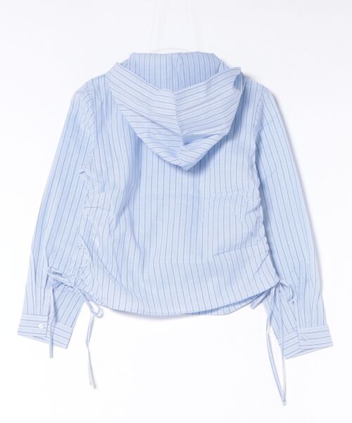 P.V.T(ピーブイティー)の「サイドドロストフーディーシャツ(シャツ/ブラウス・レディース・ブルー/Yellow/PINK・M)」の7枚目の写真