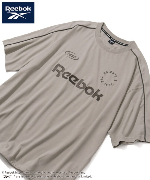 Reebok(リーボック)の「【Reebok/リーボック】ワッペン刺繍 ドローコード ゲームTシャツ(Tシャツ/カットソー・メンズ・ホワイト/チャコールグレー/グレイッシュベージュ/ブラック・LL/M/L)」の4枚目の写真