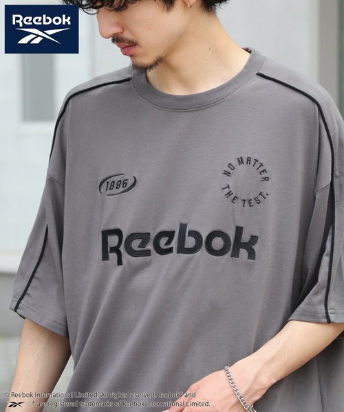 Reebok(リーボック)の「【Reebok/リーボック】ワッペン刺繍 ドローコード ゲームTシャツ(Tシャツ/カットソー・メンズ・ホワイト/チャコールグレー/グレイッシュベージュ/ブラック・LL/M/L)」の22枚目の写真