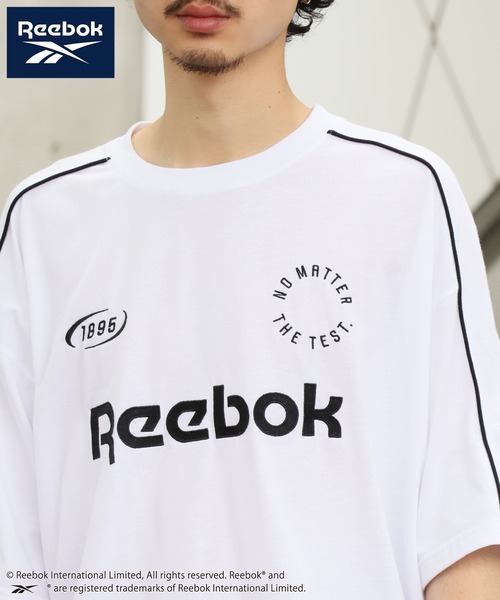 Reebok(リーボック)の「【Reebok/リーボック】ワッペン刺繍 ドローコード ゲームTシャツ(Tシャツ/カットソー・メンズ・ホワイト/チャコールグレー/グレイッシュベージュ/ブラック・LL/M/L)」の20枚目の写真