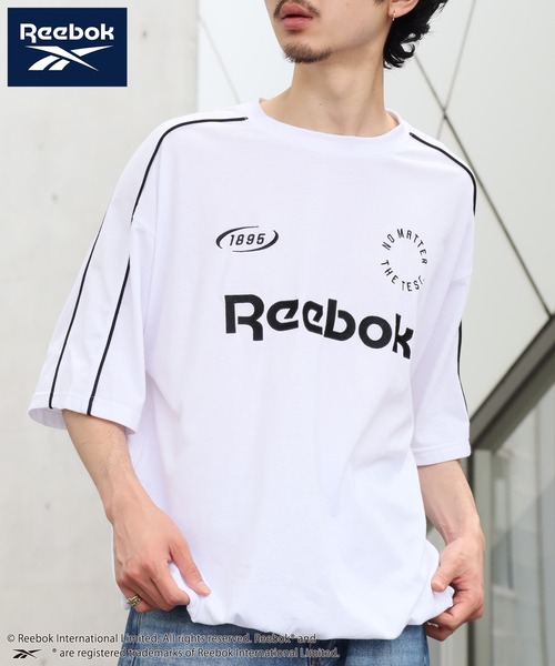Reebok(リーボック)の「【Reebok/リーボック】ワッペン刺繍 ドローコード ゲームTシャツ(Tシャツ/カットソー・メンズ・ホワイト/チャコールグレー/グレイッシュベージュ/ブラック・LL/M/L)」の21枚目の写真