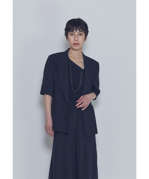 1er Arrondissement(プルミエアロンディスモン)の「リネンビスコースジャケット(その他アウター・レディース・ブラック系その他3/イエロー系その他5・38/36)」の1枚目の写真